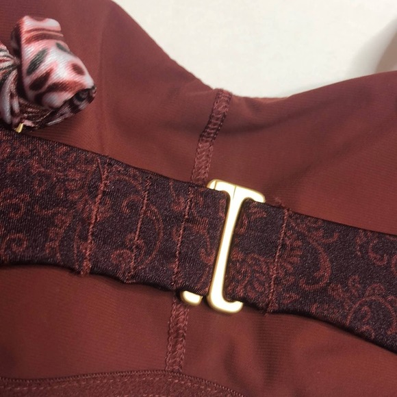 NWT athleta aqualux batik bandeau bikini top - Picture 8 of 10